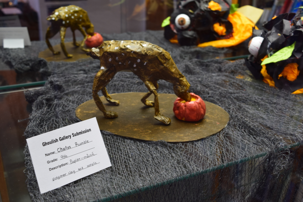 Halloween art sculpture